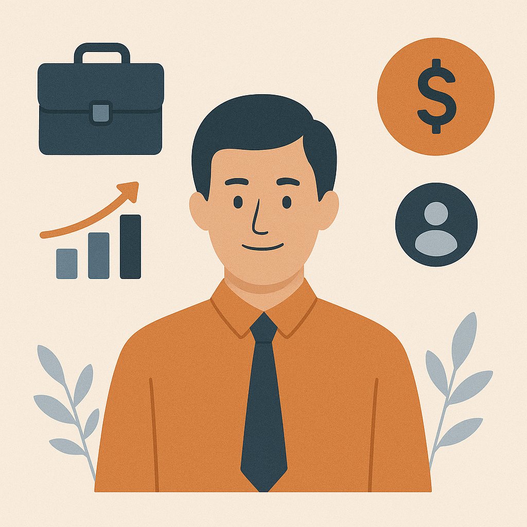 Sales Representative Illustration